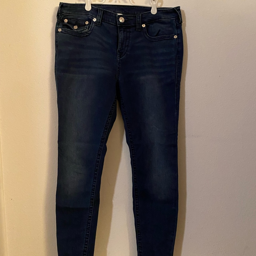 True Religion Dark Indigo Women's Skinny Jeans